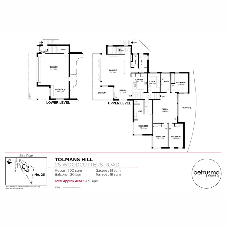 Floorplan of Homely house listing, 26 Woodcutters Road, Tolmans Hill TAS 7007