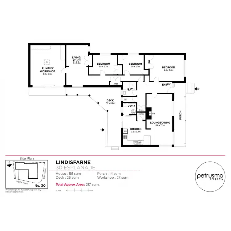 Floorplan of Homely house listing, 30 Esplanade, Lindisfarne TAS 7015