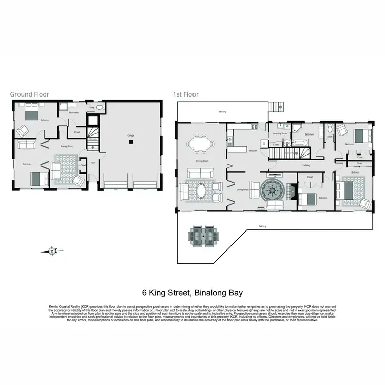 Floorplan of Homely house listing, 6 King Street, Binalong Bay TAS 7216
