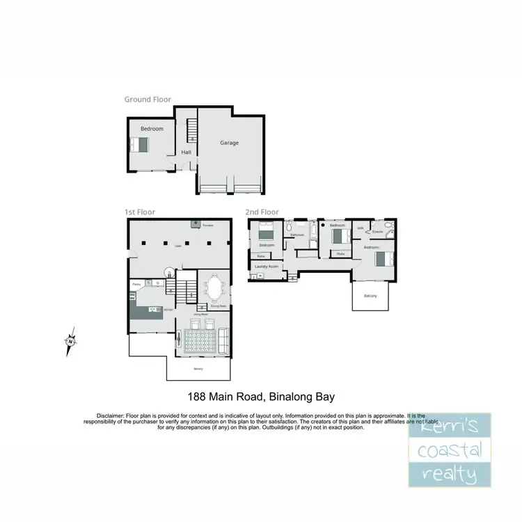 Floorplan of Homely house listing, 188 Main Road, Binalong Bay TAS 7216