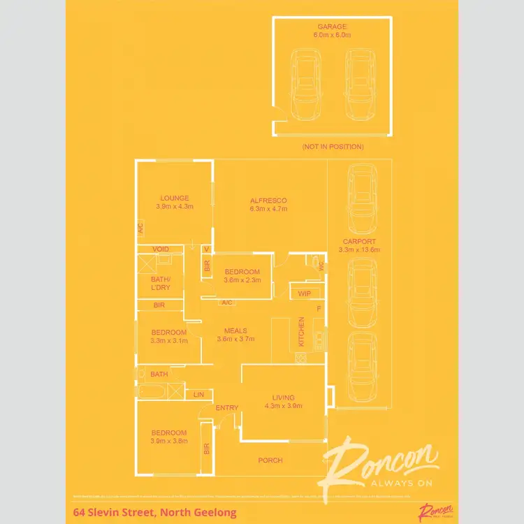 Floorplan of Homely house listing, 64 Slevin Street, North Geelong VIC 3215