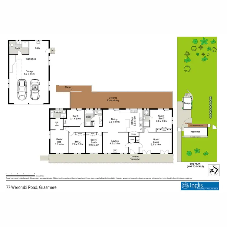 Floorplan of Homely rural property listing, 77 Werombi Road, Grasmere NSW 2570