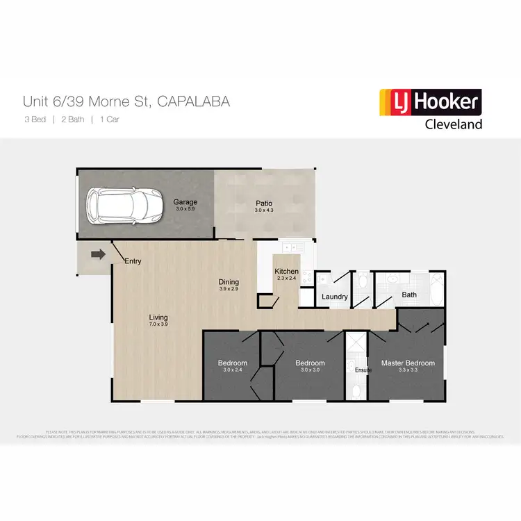 Floorplan of Homely villa listing, 6/39 Morne Street, Capalaba QLD 4157