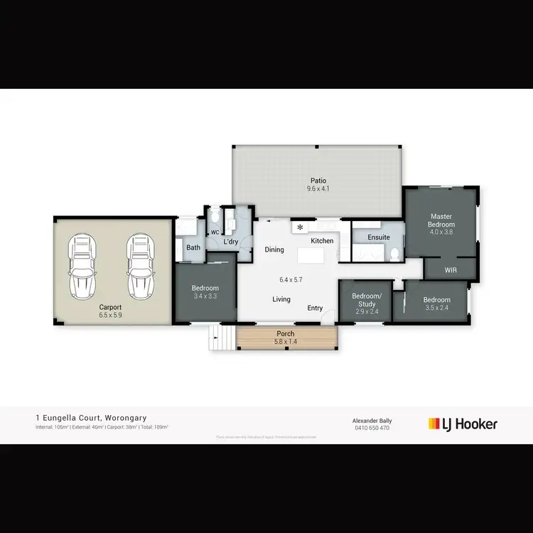 Floorplan of Homely house listing, 1 Eungella Court, Worongary QLD 4213