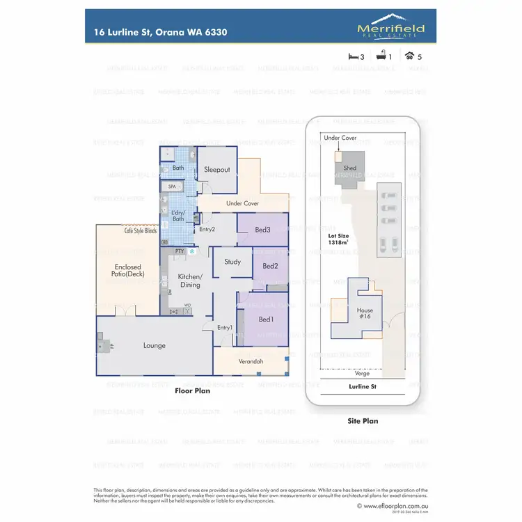 Floorplan of Homely house listing, 16 Lurline Street, Orana WA 6330