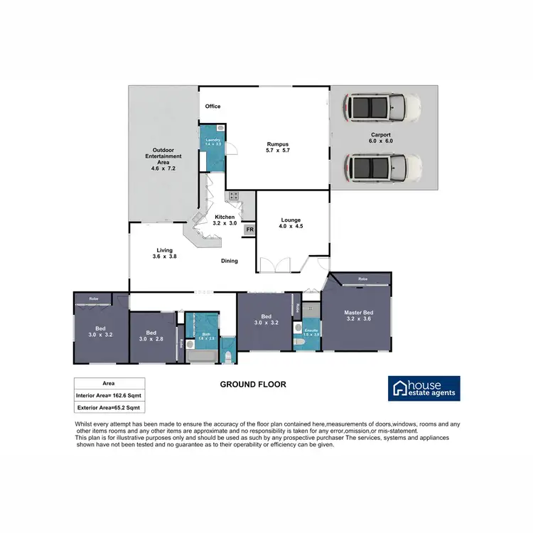 Floorplan of Homely house listing, 16 Melric Court, Cabarlah QLD 4352
