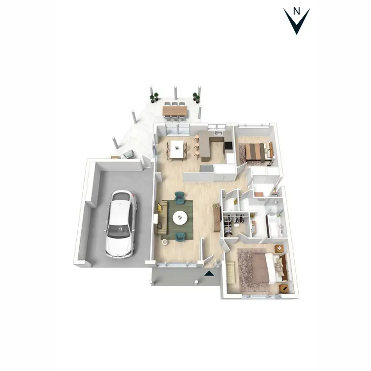 Floorplan of Homely house listing, 7/12-16 Vickie Court, Rosebud VIC 3939