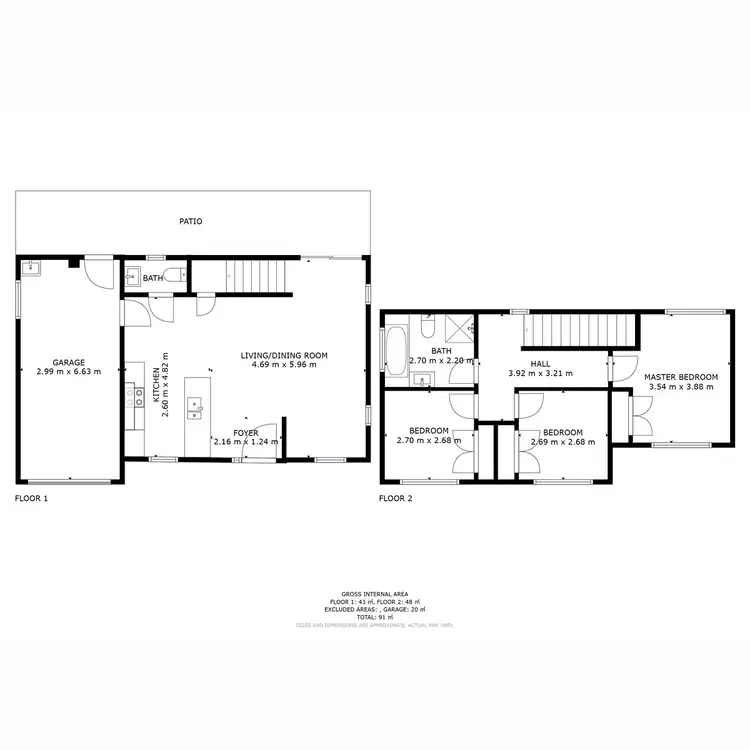 Floorplan of Homely house listing, 54 Taylor Crescent, Bridgewater TAS 7030