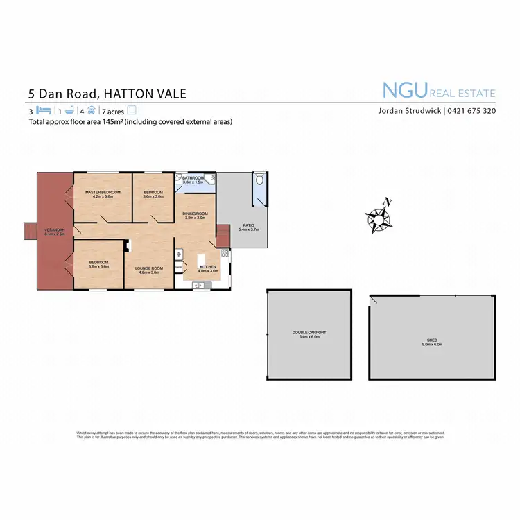 Floorplan of Homely house listing, 5 Dan Road, Hatton Vale QLD 4341