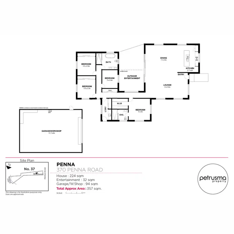 Floorplan of Homely house listing, 370 Penna Road, Penna TAS 7171