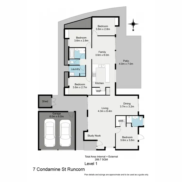 Floorplan of Homely house listing, 7 Condamine Street, Runcorn QLD 4113