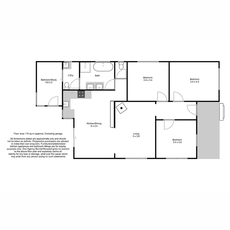 Floorplan of Homely house listing, 23 Ironcliffe Road, Penguin TAS 7316