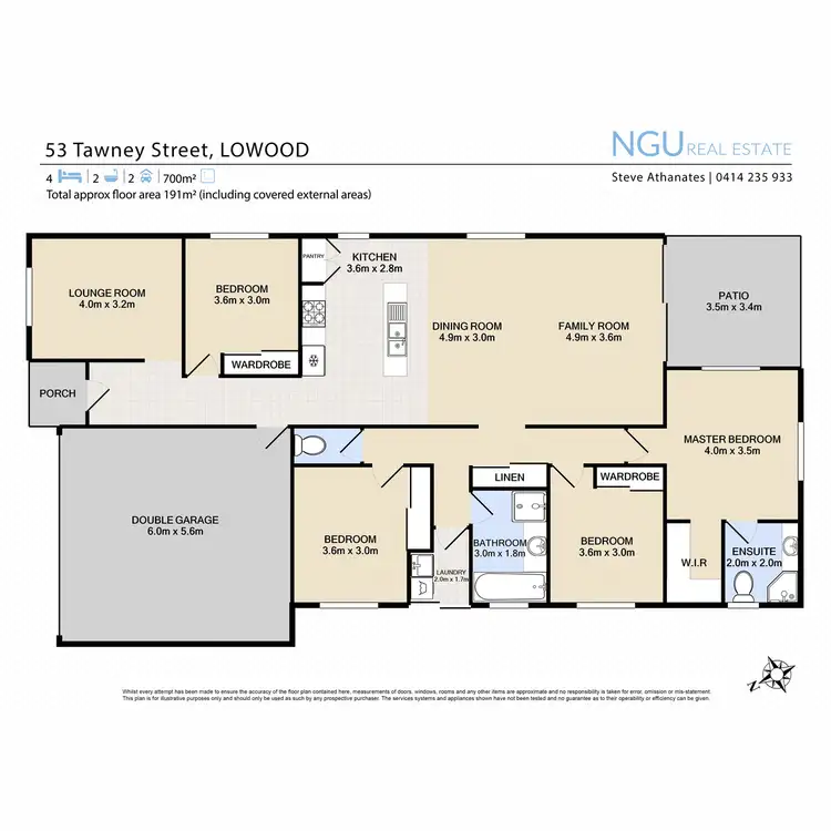 Floorplan of Homely house listing, 53 Tawney Street, Lowood QLD 4311