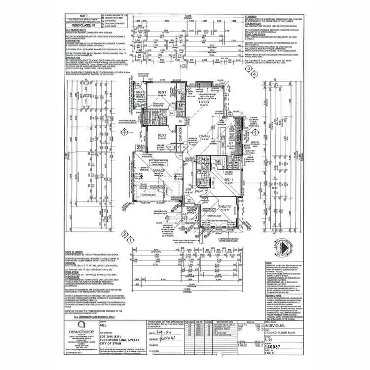 Floorplan of Homely house listing, 35 Fleetwood Link, Aveley WA 6069