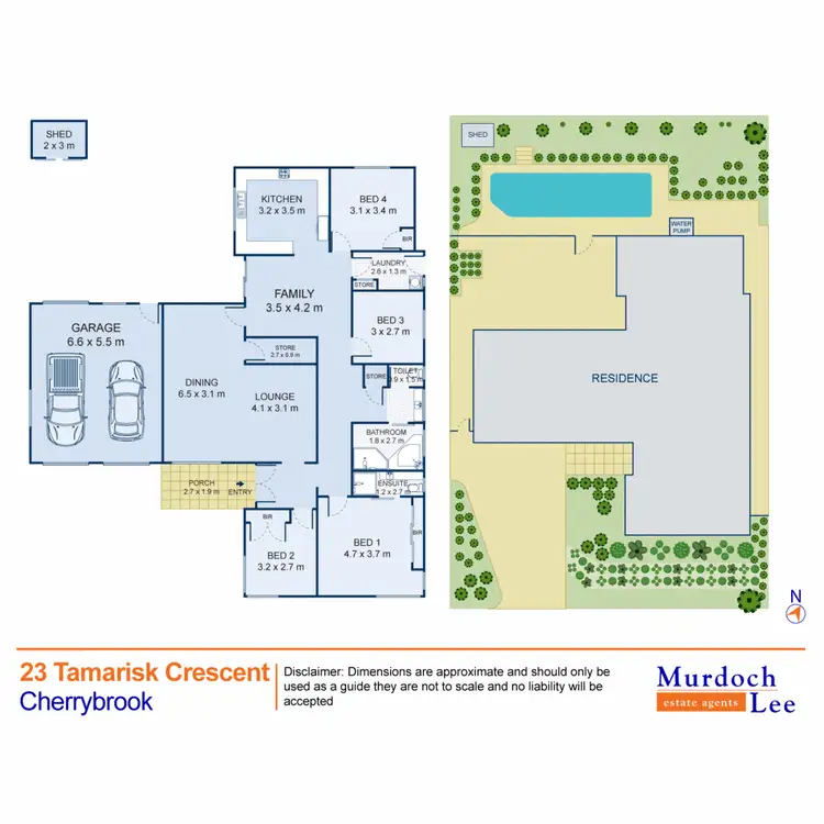 Floorplan of Homely house listing, 23 Tamarisk Crescent, Cherrybrook NSW 2126