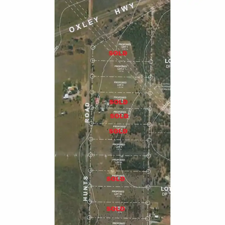Floorplan of Homely land listing, Hunts Road, Gunnedah NSW 2380