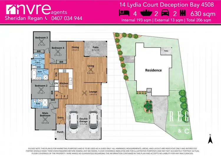 Floorplan of Homely house listing, 14 Lydia Court, Deception Bay QLD 4508
