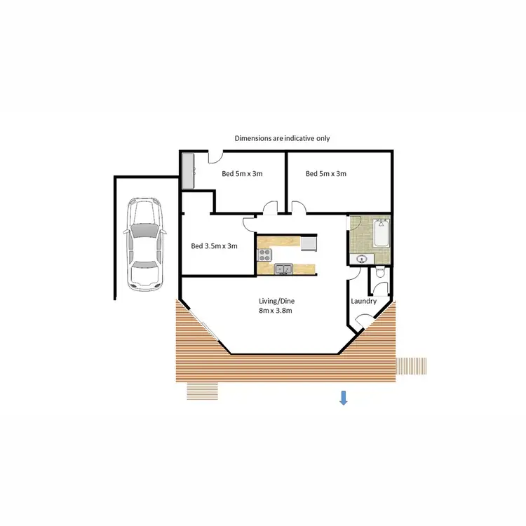 Floorplan of Homely house listing, Lot 44 James Road, Clare SA 5453