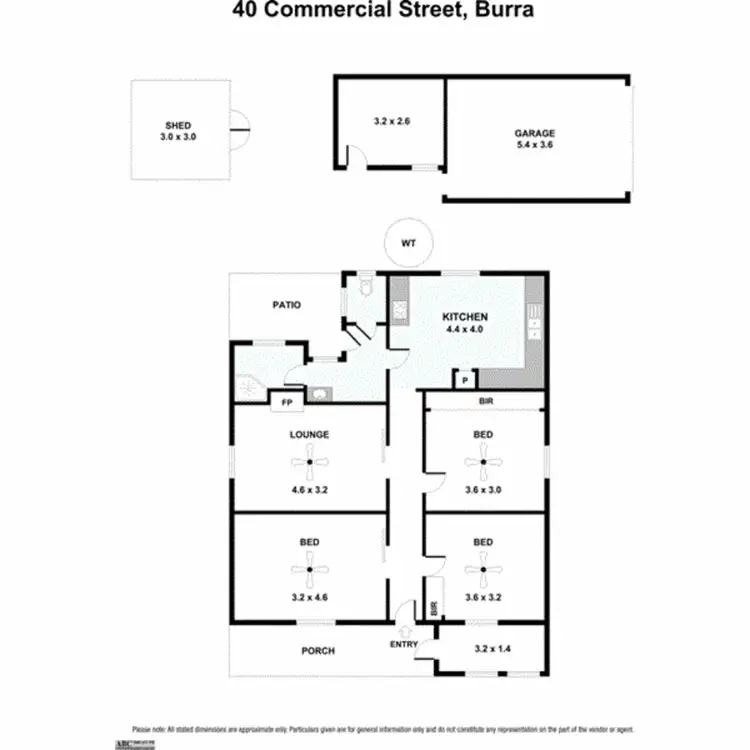 Floorplan of Homely house listing, 40 Commercial Street, Burra SA 5417
