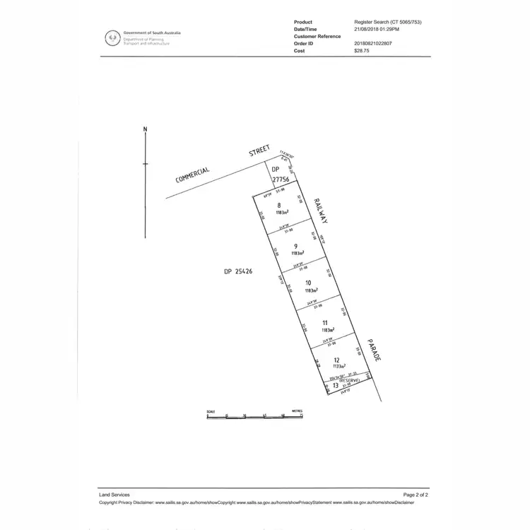 Floorplan of Homely house listing, 6 Railway Parade, Robertstown SA 5381