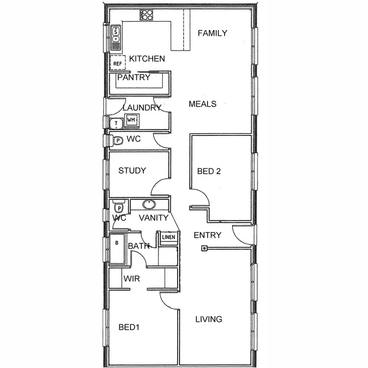 Floorplan of Homely house listing, 38 Ayers Street, Burra SA 5417
