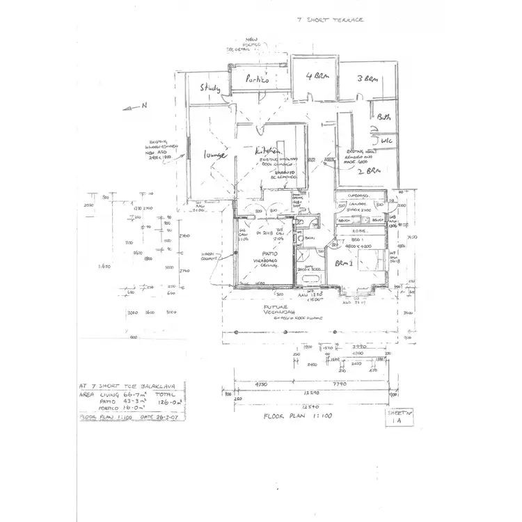 Floorplan of Homely house listing, 7 Short Terrace, Balaklava SA 5461