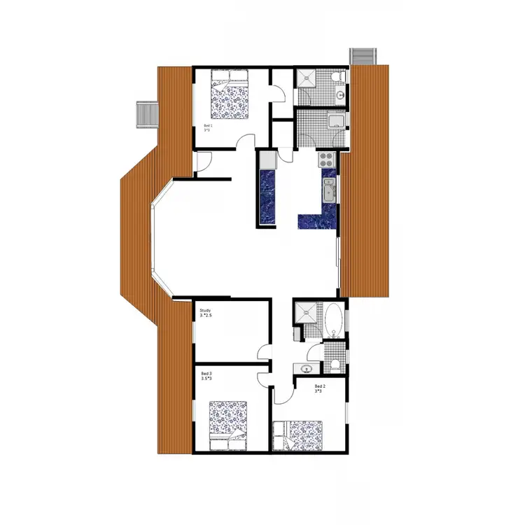Floorplan of Homely house listing, 6 Jubilee Court, Blyth SA 5462