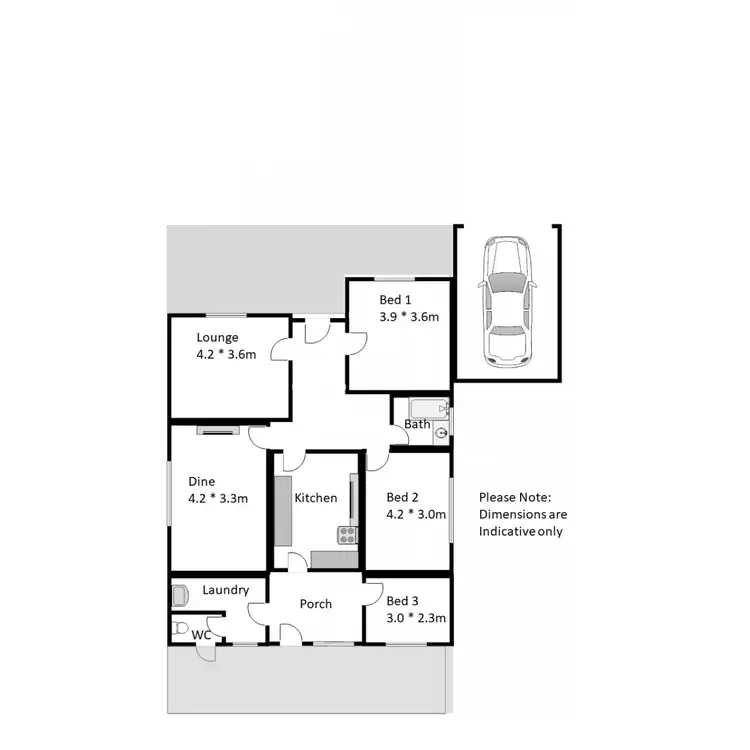Floorplan of Homely house listing, 14 Wallace Street, Balaklava SA 5461
