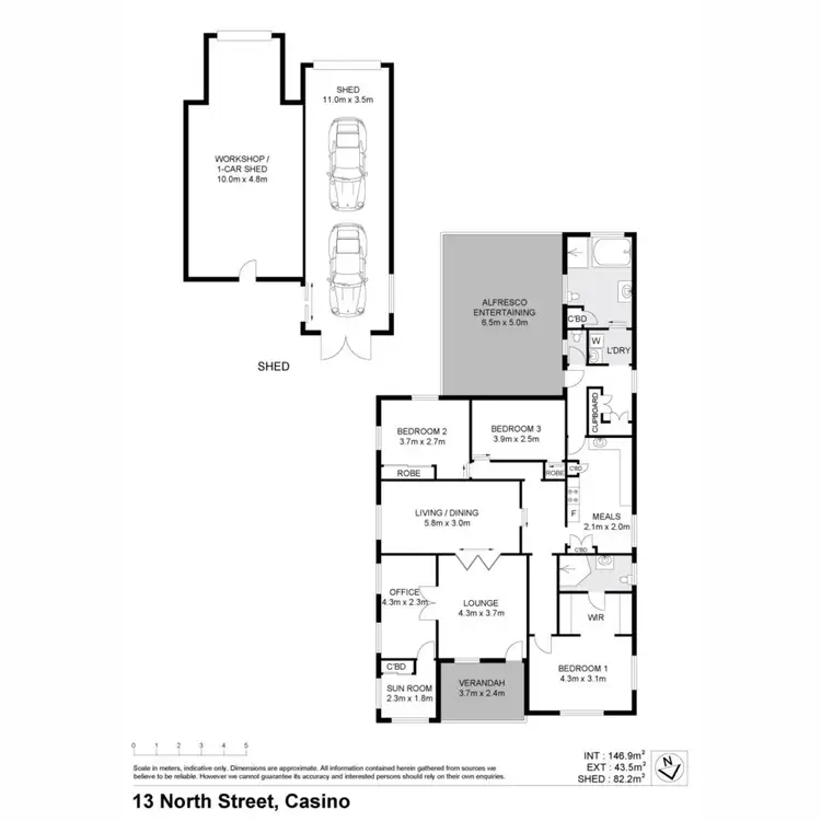 Floorplan of Homely house listing, 13 North Street, Casino NSW 2470