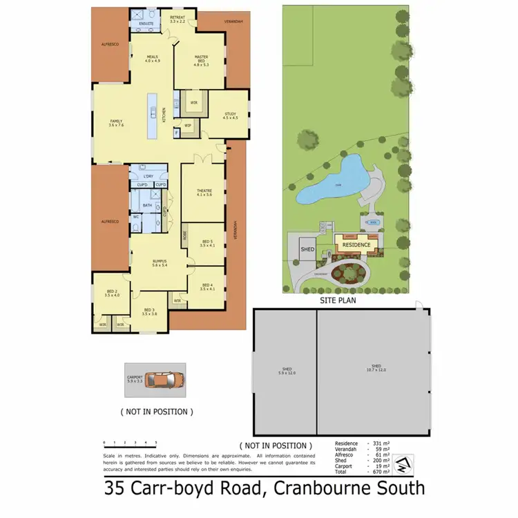 Floorplan of Homely rural property listing, 35 Carr Boyd Road, Cranbourne South VIC 3977