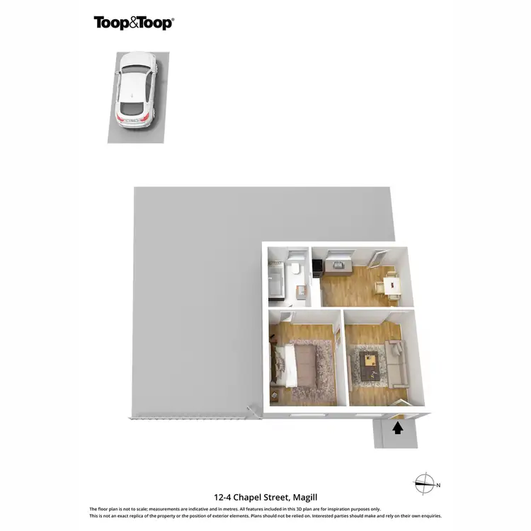 Floorplan of Homely unit listing, 12/4 Chapel Street, Magill SA 5072