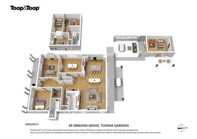 Floorplan of Homely house listing, 49 Ormond Grove, Toorak Gardens SA 5065