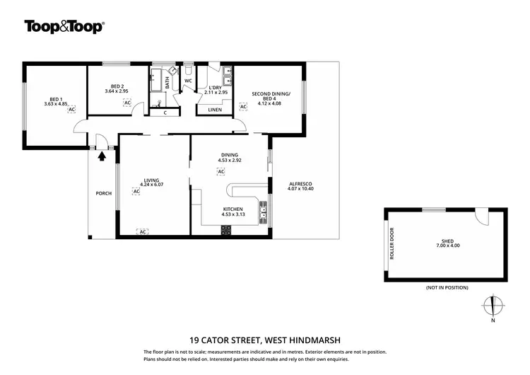 Floorplan of Homely house listing, 19 Cator Street, West Hindmarsh SA 5007