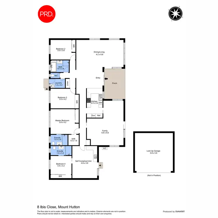Floorplan of Homely house listing, 8 Ibis Close, Mount Hutton NSW 2290