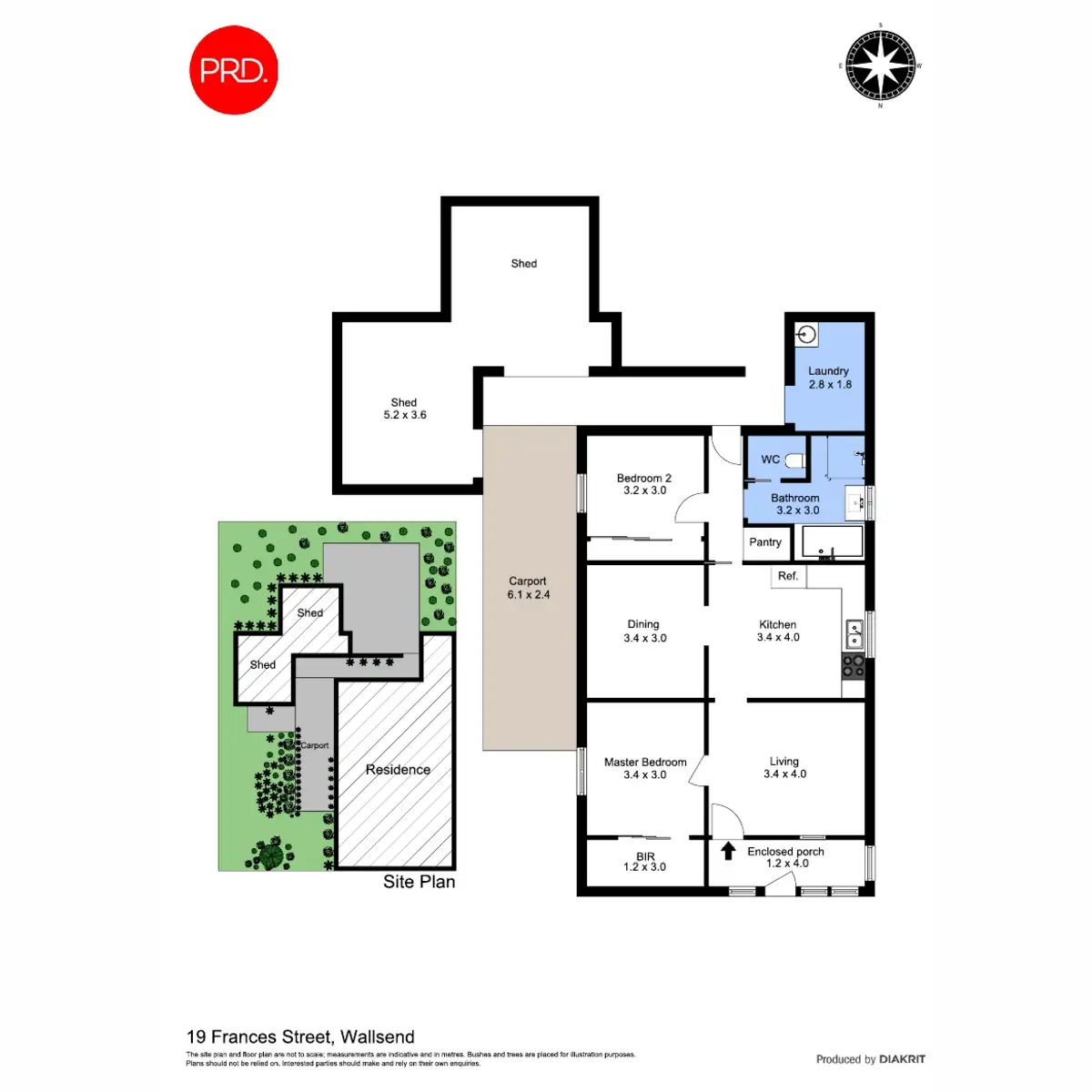 Floorplan of Homely house listing, 19 Frances Street, Wallsend NSW 2287