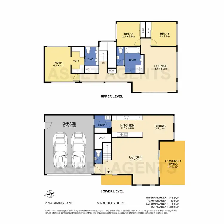 Floorplan of Homely house listing, 2 Machans Lane, Maroochydore QLD 4558
