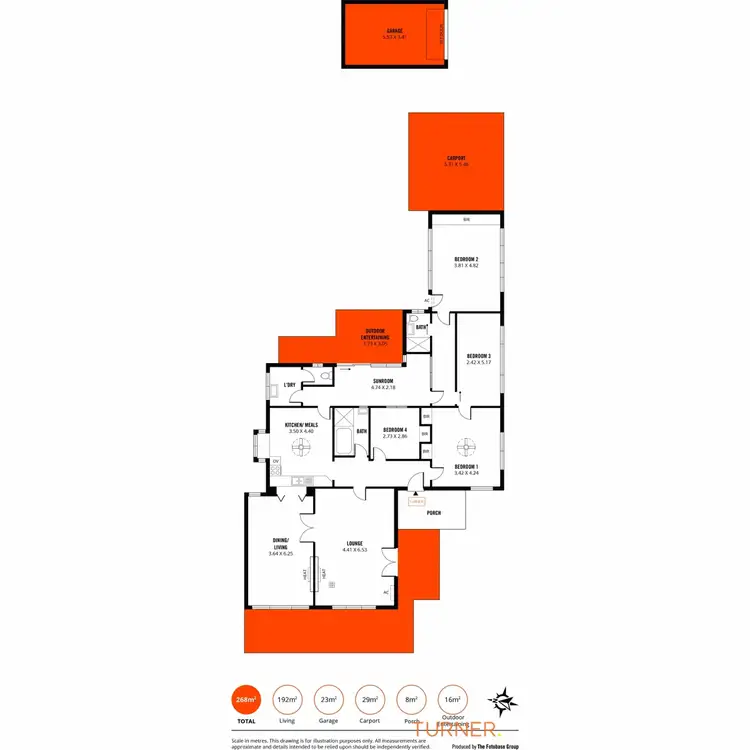 Floorplan of Homely house listing, 56 Lincoln Street, Largs Bay SA 5016