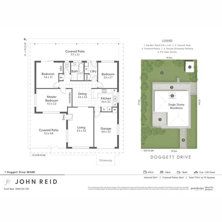 Floorplan of Homely house listing, 7 Doggett Drive, Miami QLD 4220