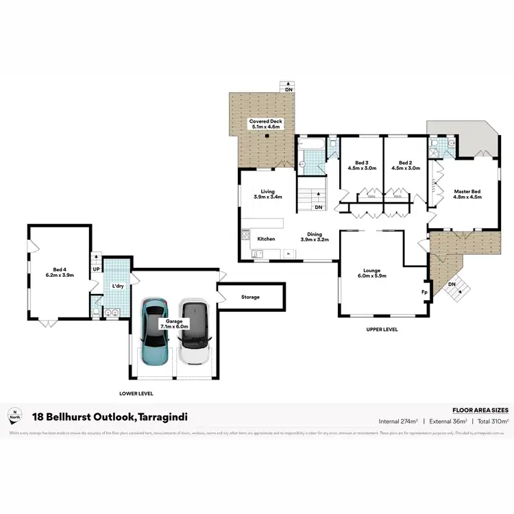 Floorplan of Homely house listing, 18 Bellhurst Outlook, Tarragindi QLD 4121