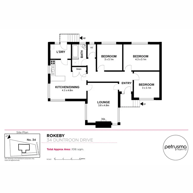 Floorplan of Homely house listing, 34 Duntroon Drive, Rokeby TAS 7019