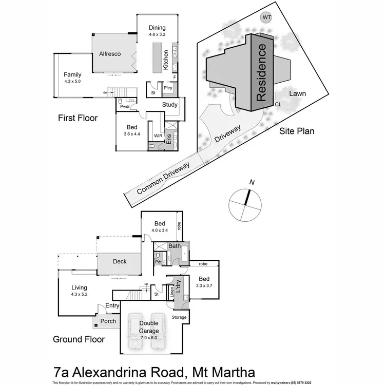 Floorplan of Homely house listing, 7 Alexandrina Road, Mount Martha VIC 3934