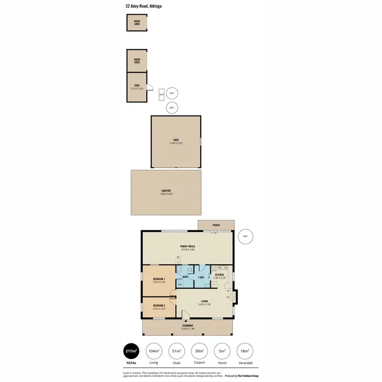 Floorplan of Homely house listing, 32 Adey Road, Aldinga SA 5173