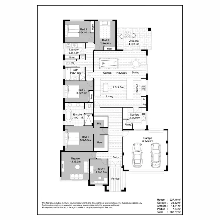 Floorplan of Homely house listing, 21 Villandry Street, Landsdale WA 6065