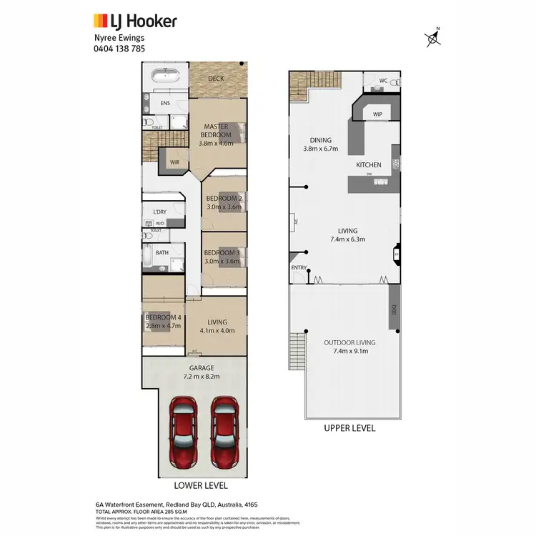 Floorplan of Homely house listing, 6A Waterfront Easement, Redland Bay QLD 4165
