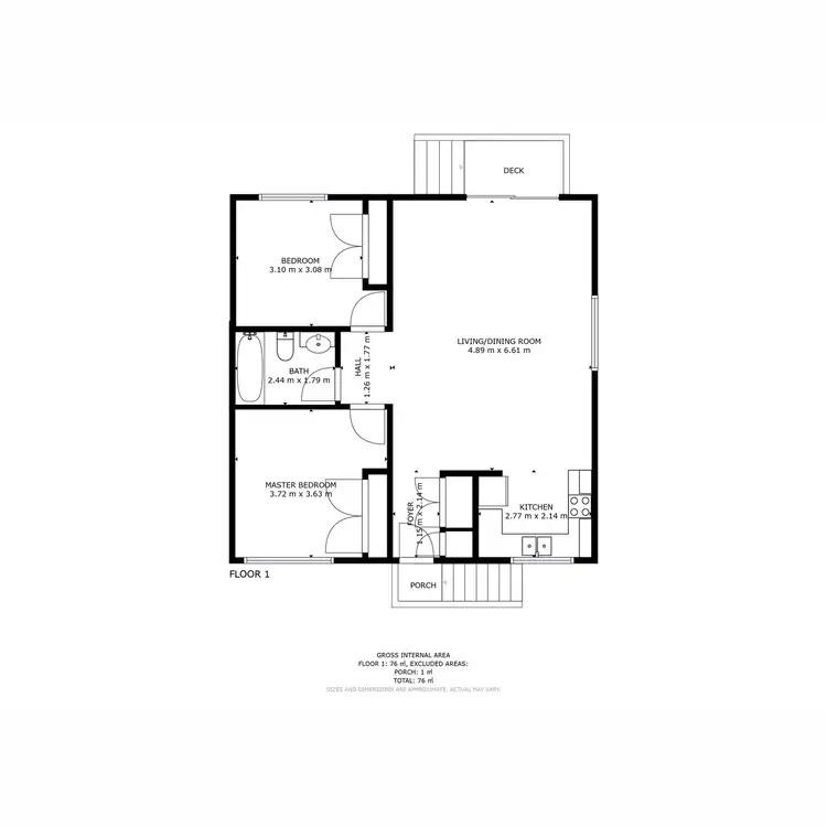 Floorplan of Homely block of units listing, 5/20-24 Austin Crescent, Bridgewater TAS 7030