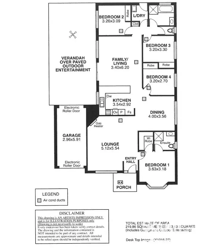 Floorplan of Homely house listing, 3 Waterford Circuit, Seaford Rise SA 5169