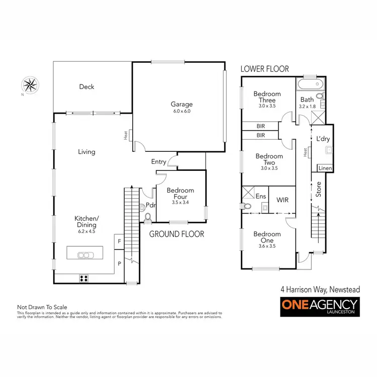 Floorplan of Homely house listing, 4 Harrison Way, Newstead TAS 7250