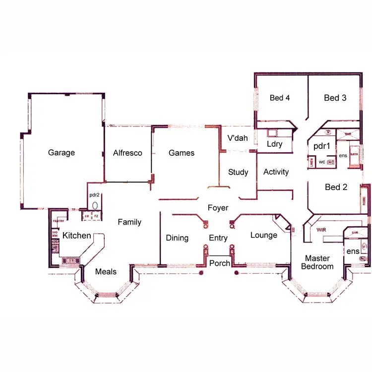Floorplan of Homely house listing, 27 Woodrush Way, Canning Vale WA 6155