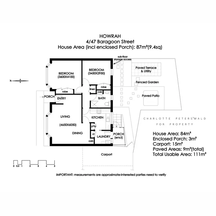 Floorplan of Homely villa listing, 4/47 Baragoon Street, Howrah TAS 7018