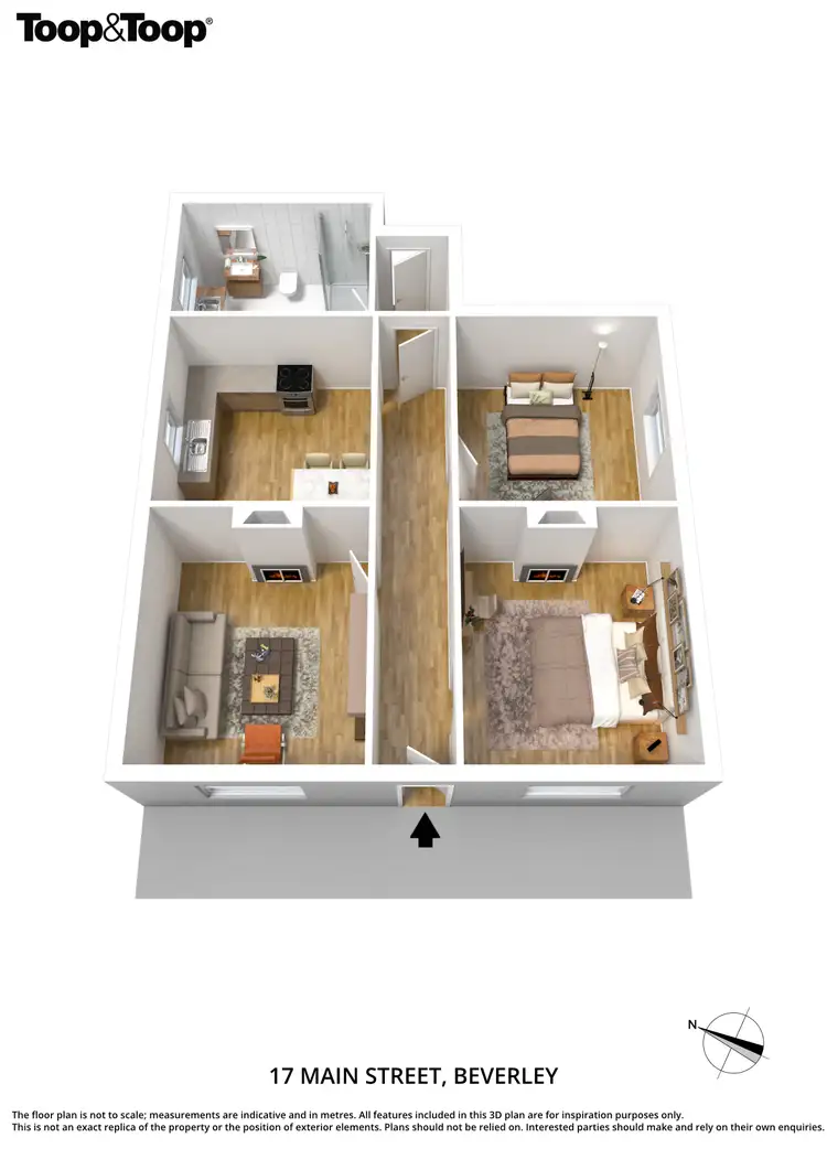 Floorplan of Homely house listing, 17 Main Street, Beverley SA 5009